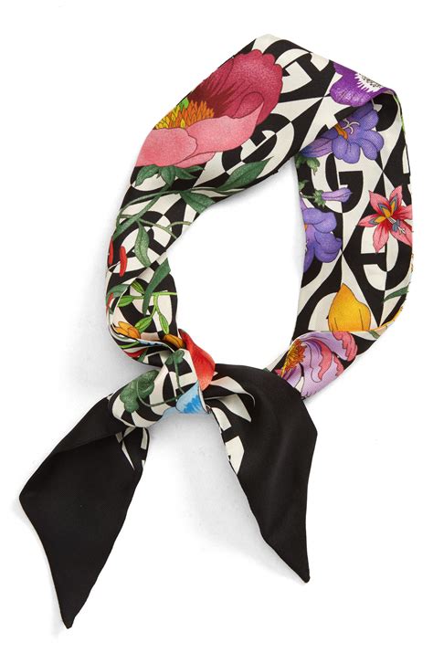 gucci floral silk scarf|authentic gucci scarves.